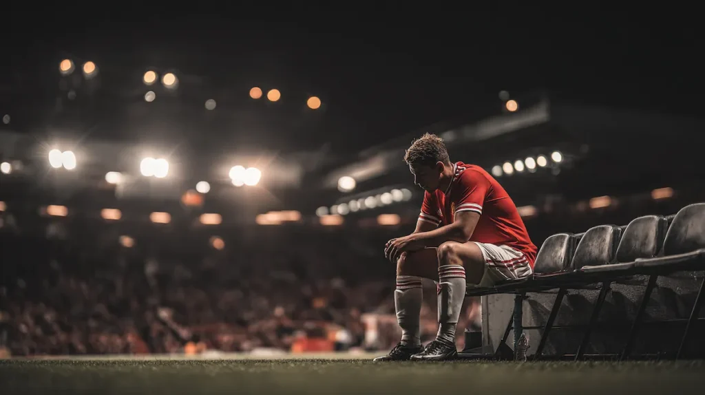 벤치에 앉아 있는 고액 연봉 선수의 모습, 현대 사회의 계륵 상황 사례